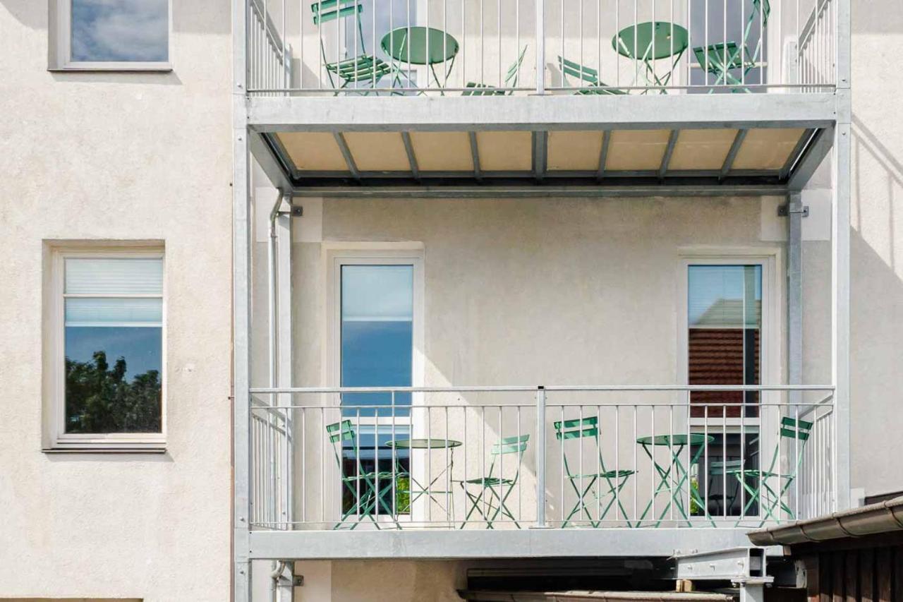 Apartmenthaus Chrischanshof Rostock Dış mekan fotoğraf