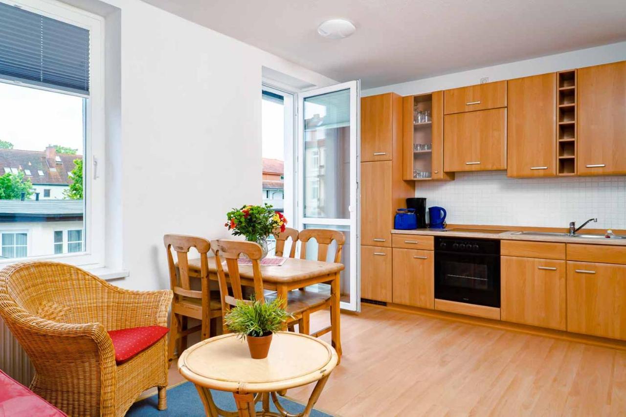 Apartmenthaus Chrischanshof Rostock Dış mekan fotoğraf