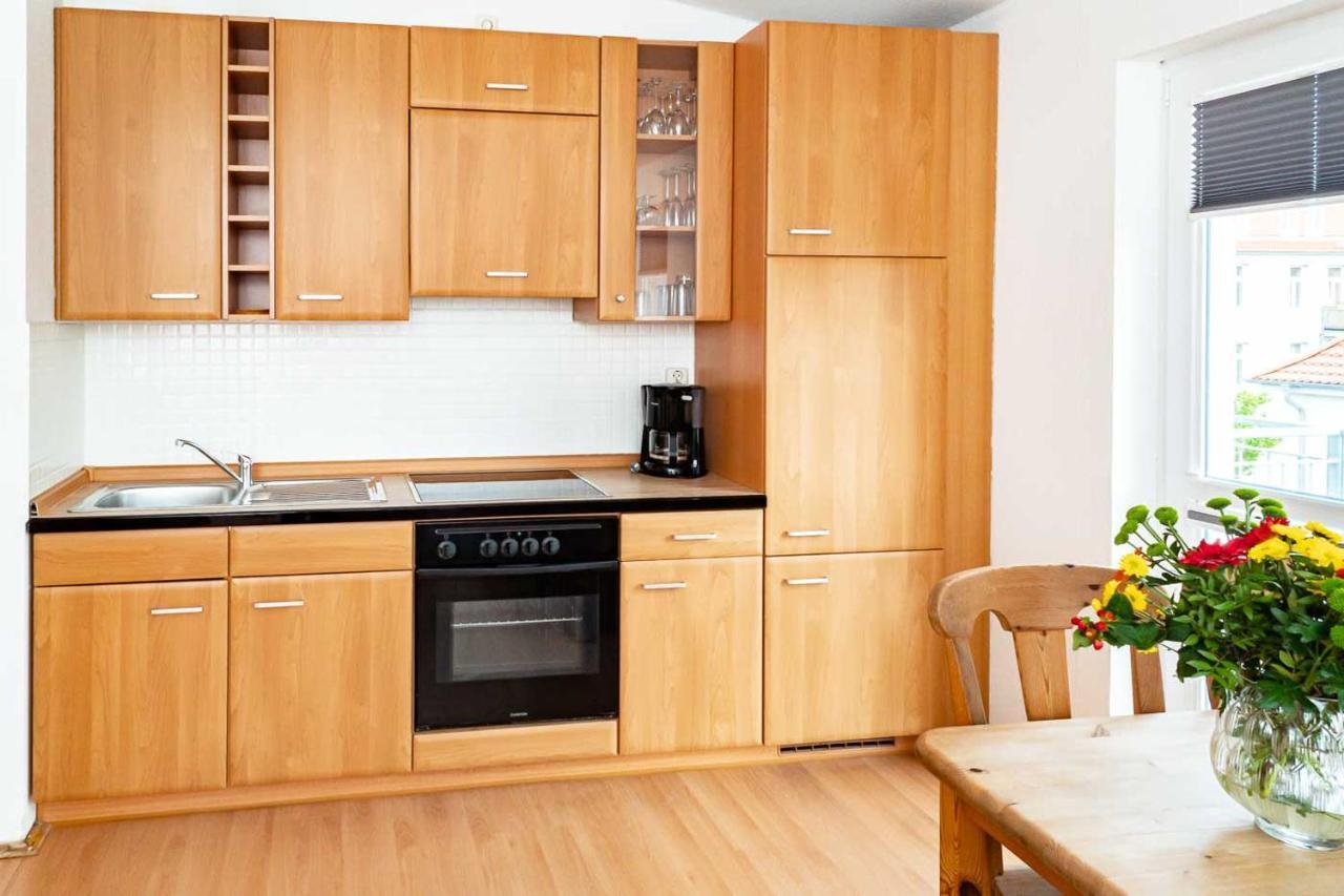 Apartmenthaus Chrischanshof Rostock Dış mekan fotoğraf